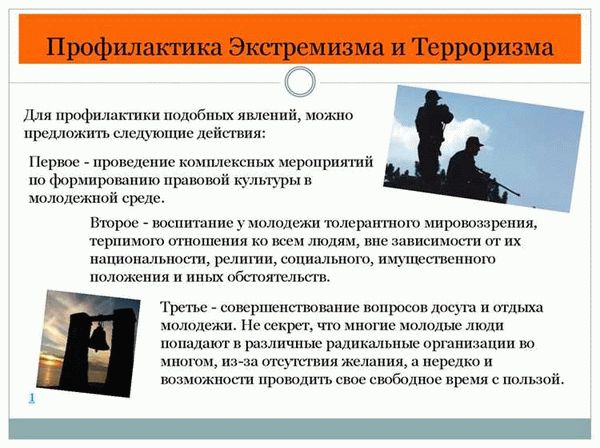 Сходства и отличия экстремизма и терроризма