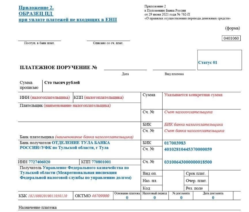 Распространенные ошибки форматирования в формах платежных поручений