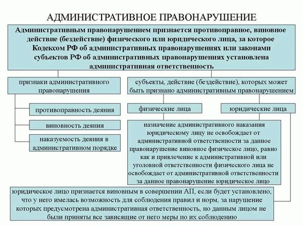 Административное правонарушение: определение, значение, характеристики