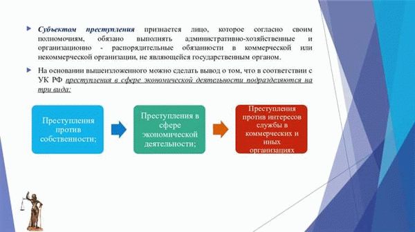 Понятие экономического преступления и его общая характеристика