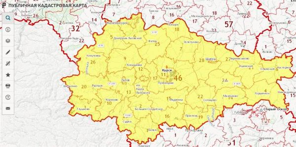 Публичная кадастровая карта Нижнего Новгорода и Нижегородской области на2023 год