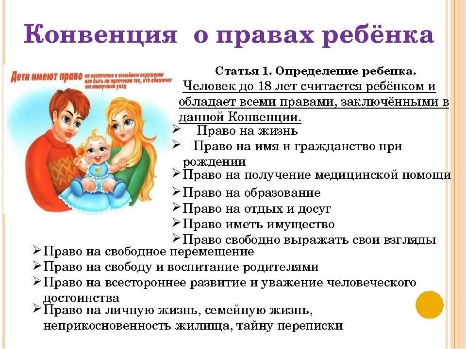 Роль Конвенции о правах ребенка в семейном праве