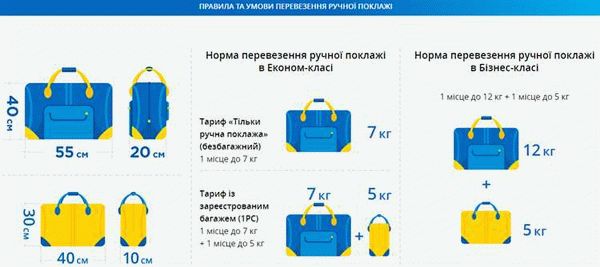 Особые требования для ручной клади в Аэрофлоте