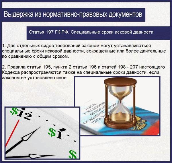 Важность сроков исковой давности в России