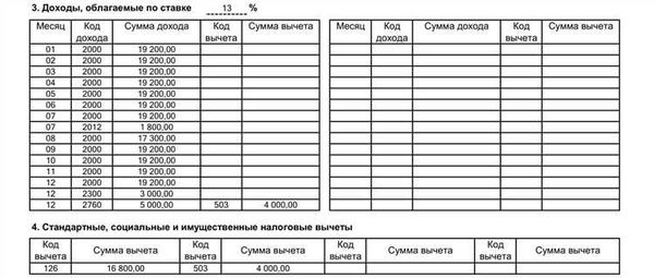 Как заполняется поле 311 в справке 3-НДФЛ